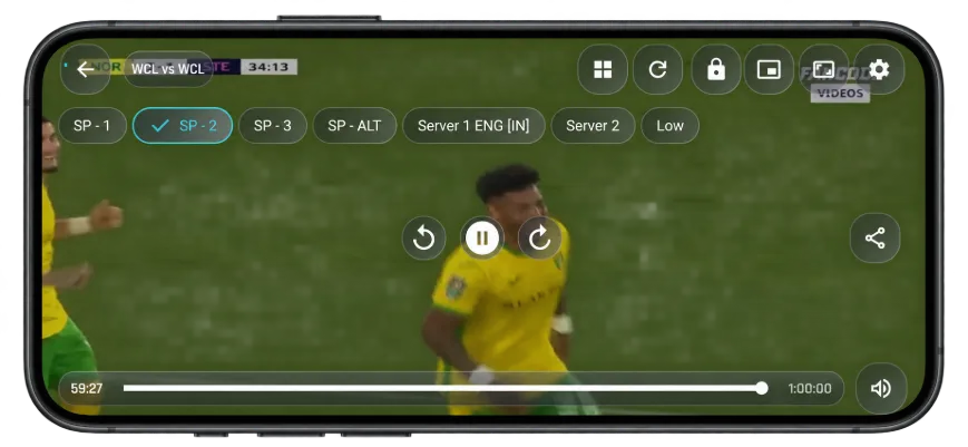 Sportzfy Player With Multi-Screen Viewing
